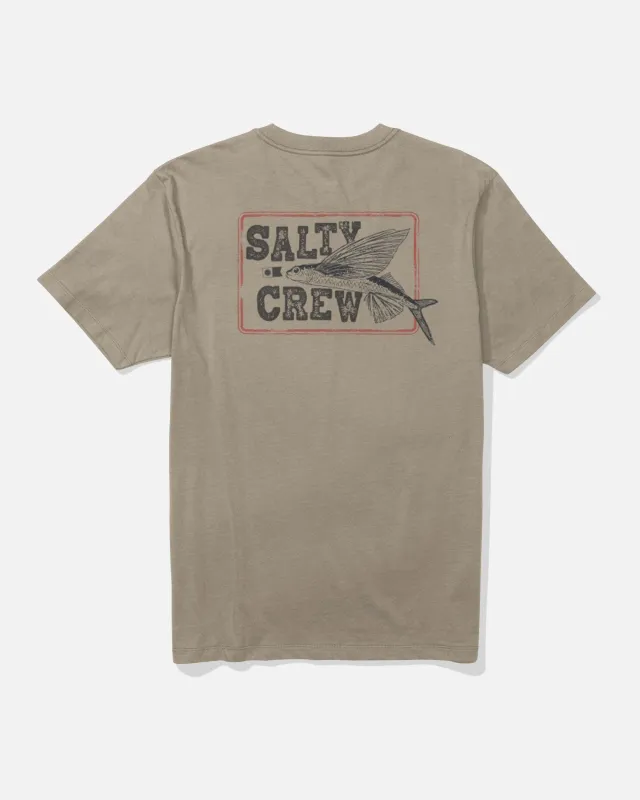 Flyer Crew Tee - Twig made by Salty Crew