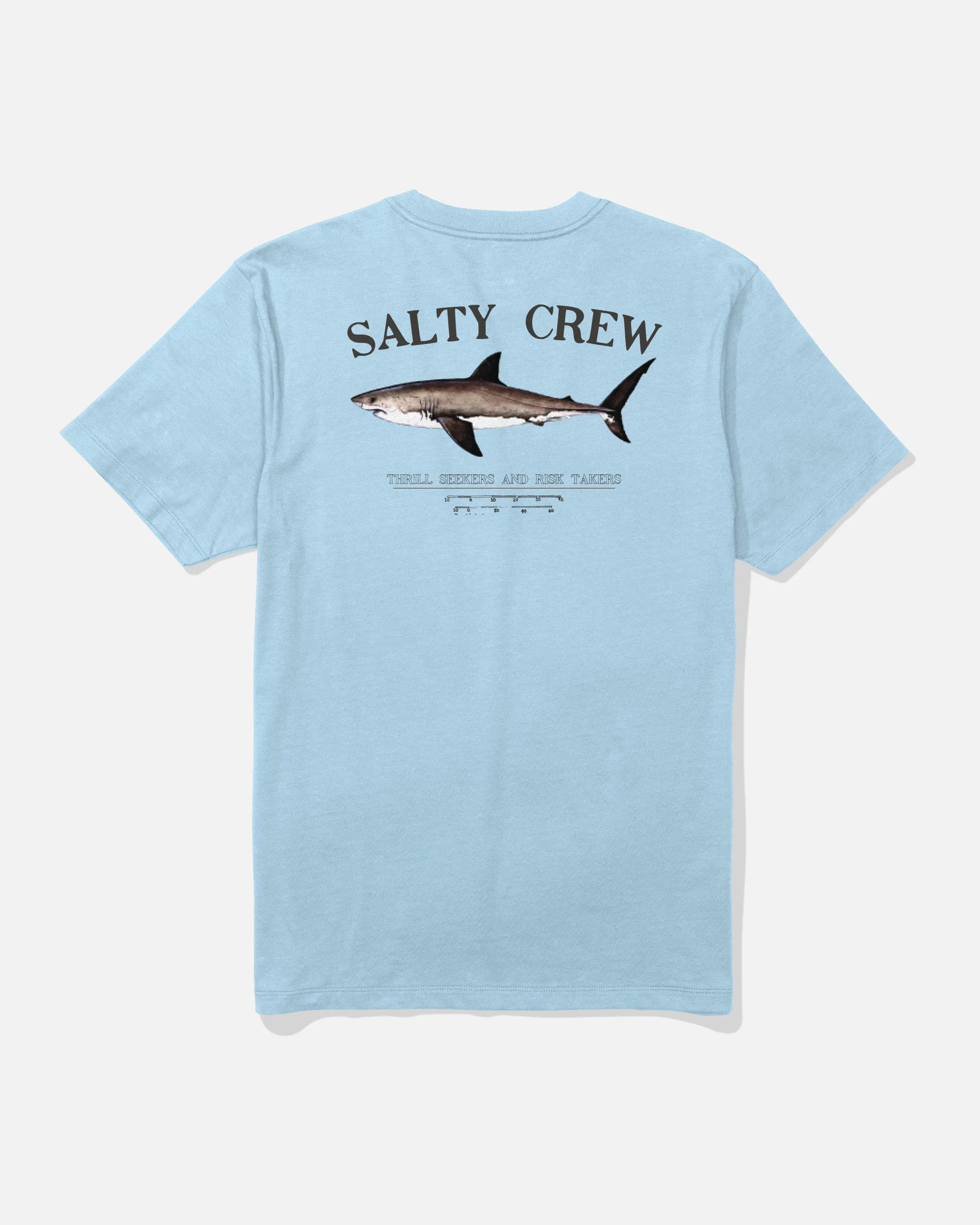 Bruce Crew Tee - Clear Sky sold by Salty Crew