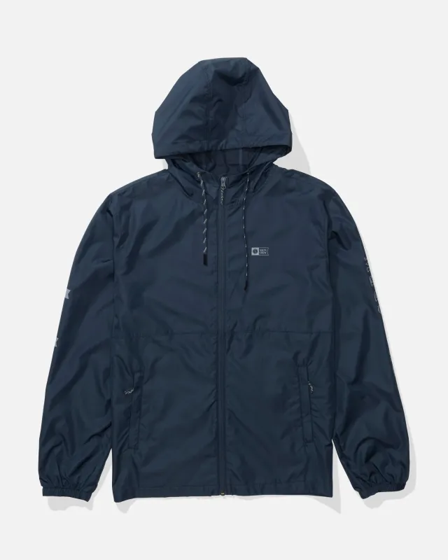 Surface Windbreaker Jacket - Navy made by Salty Crew