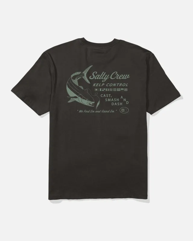 Kelp Control Classic Tee - Black made by Salty Crew