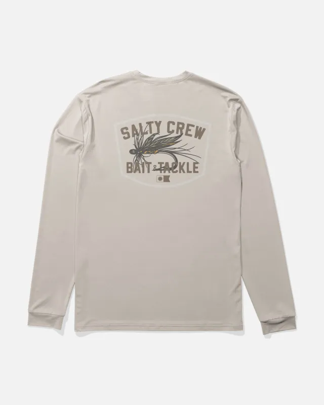 Fishing Co Long Sleeve Sunshirt - Natural made by Salty Crew