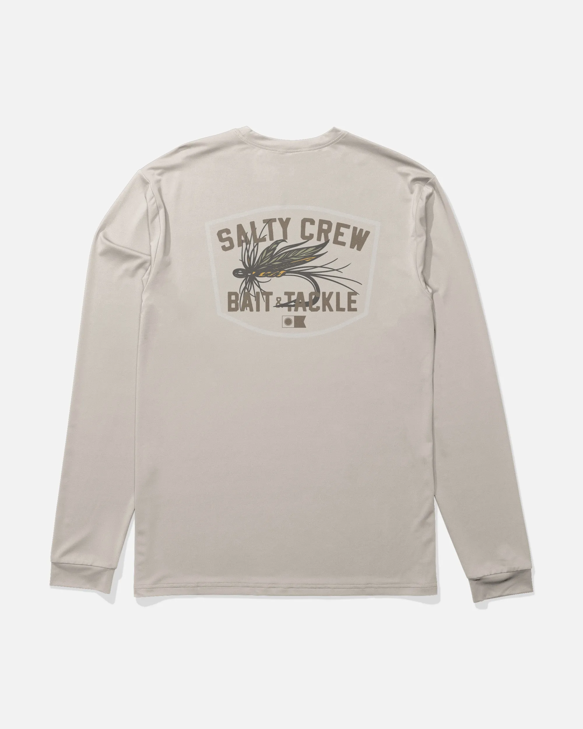 Fishing Co Long Sleeve Sunshirt - Natural sold by Salty Crew