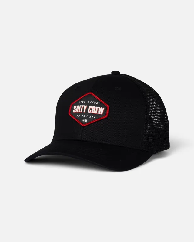 Shapely Trucker - Black made by Salty Crew