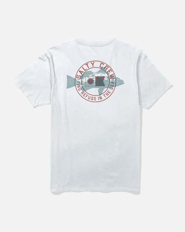 Kritter Stamp Crew Tee - White made by Salty Crew