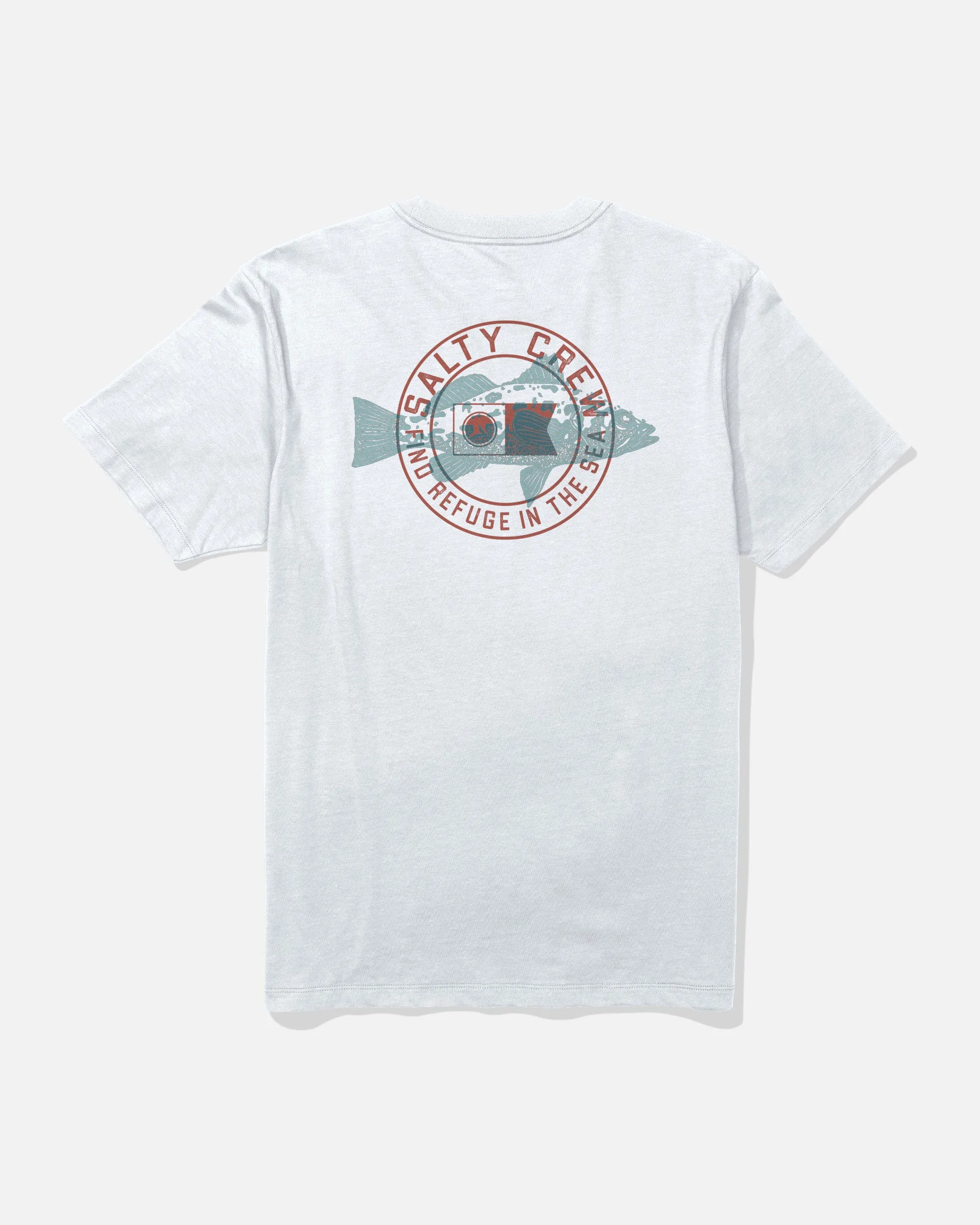 Kritter Stamp Crew Tee - White sold by Salty Crew