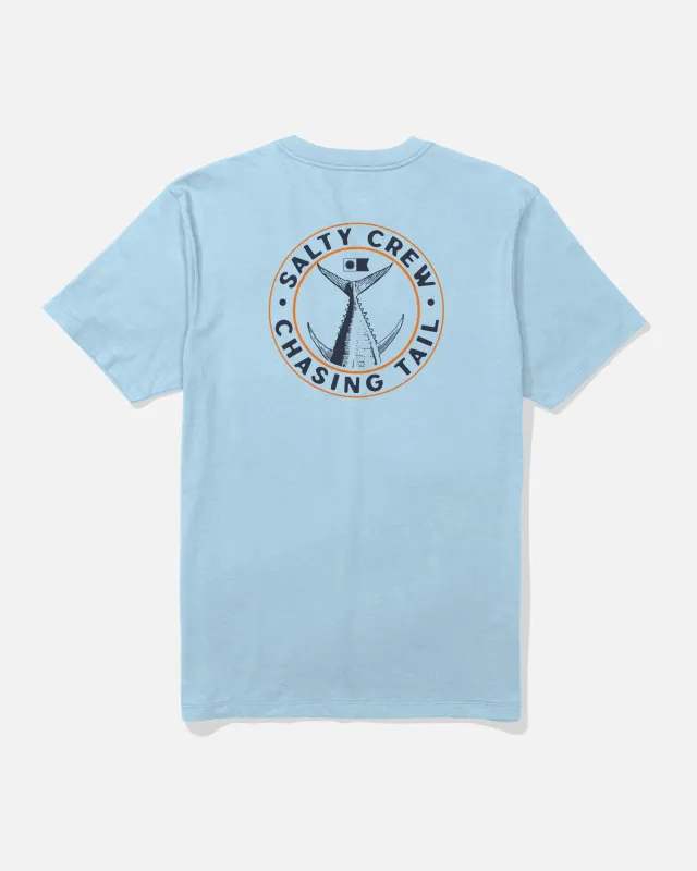 Tailgate Crew Tee - Clear Sky made by Salty Crew