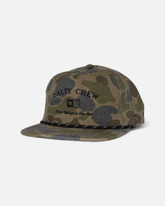 Steadfast Snapback - Sand Camo made by Salty Crew