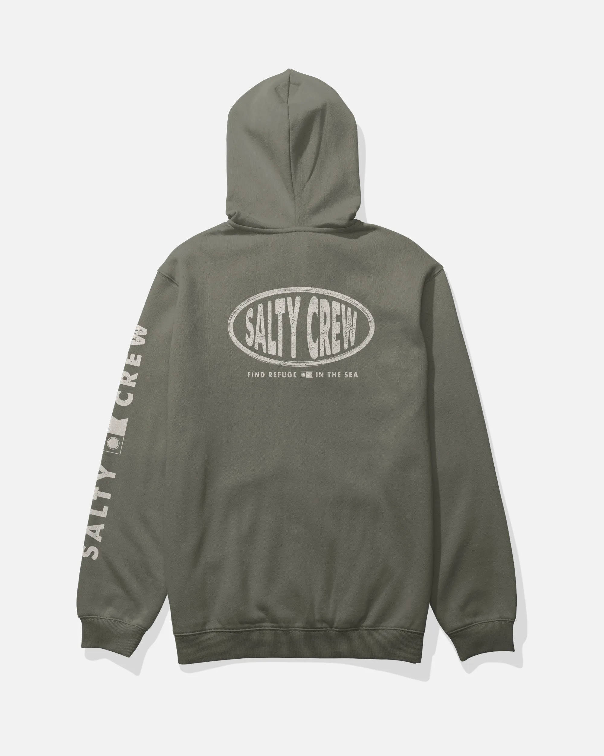 Signage Fleece - Dusty Olive sold by Salty Crew