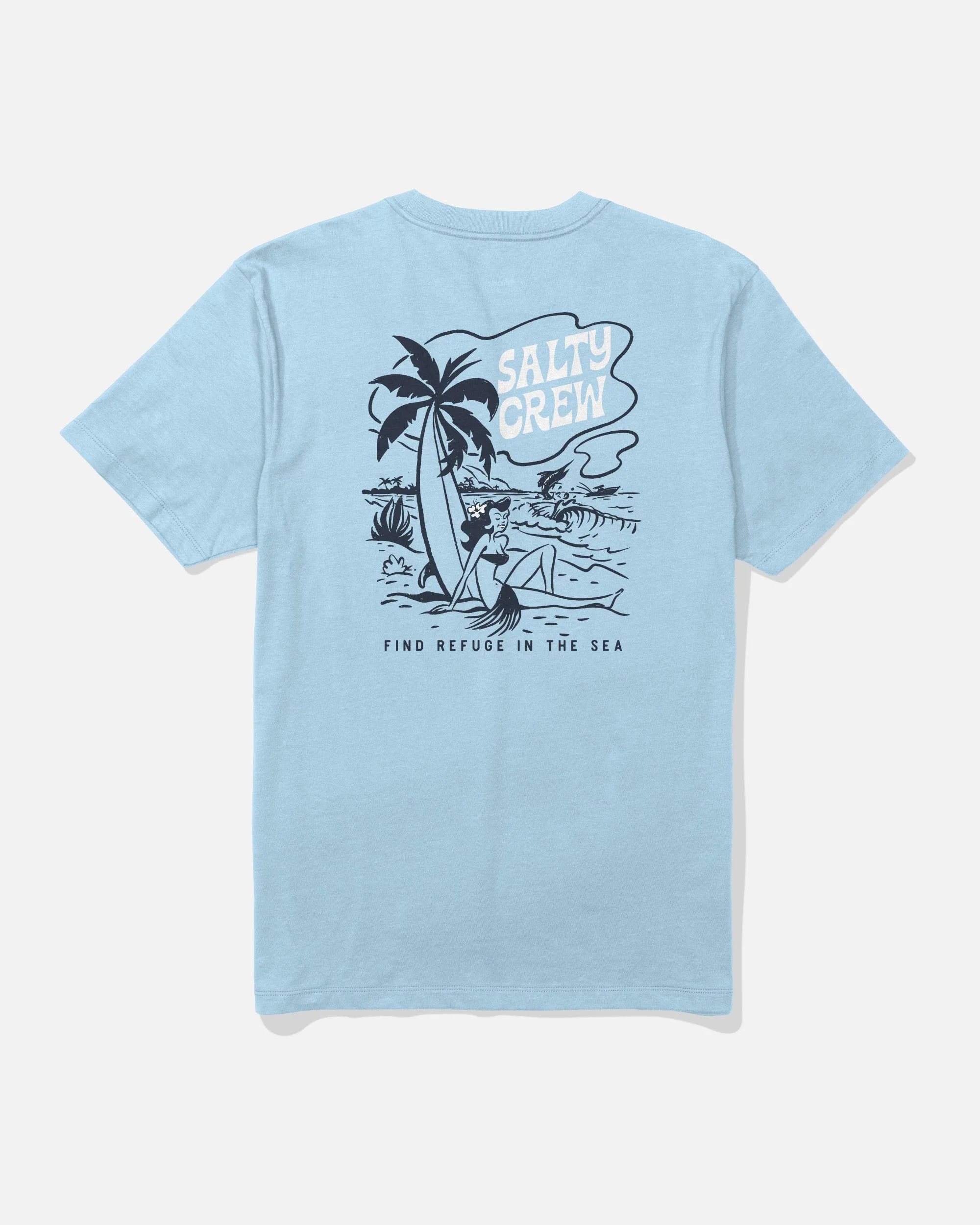 Lounge Crew Tee - Clear Sky sold by Salty Crew