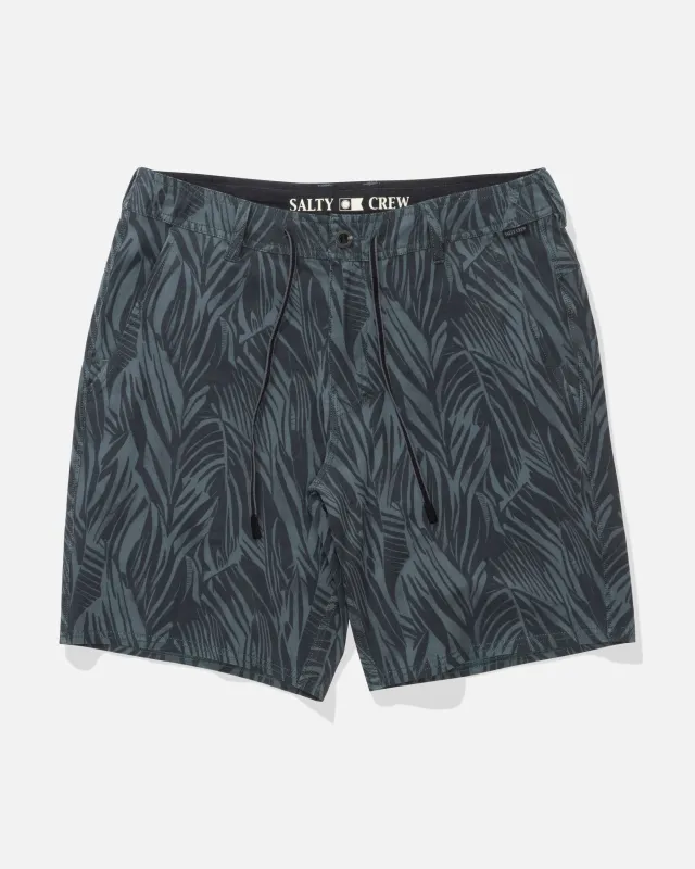 Transom 19" Overdye Short - Washed Green made by Salty Crew
