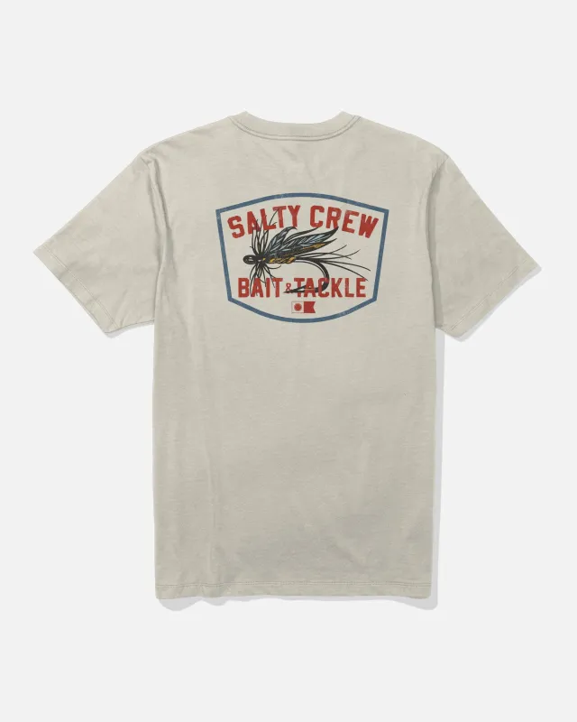 Fishing Co Crew Tee - Bone made by Salty Crew