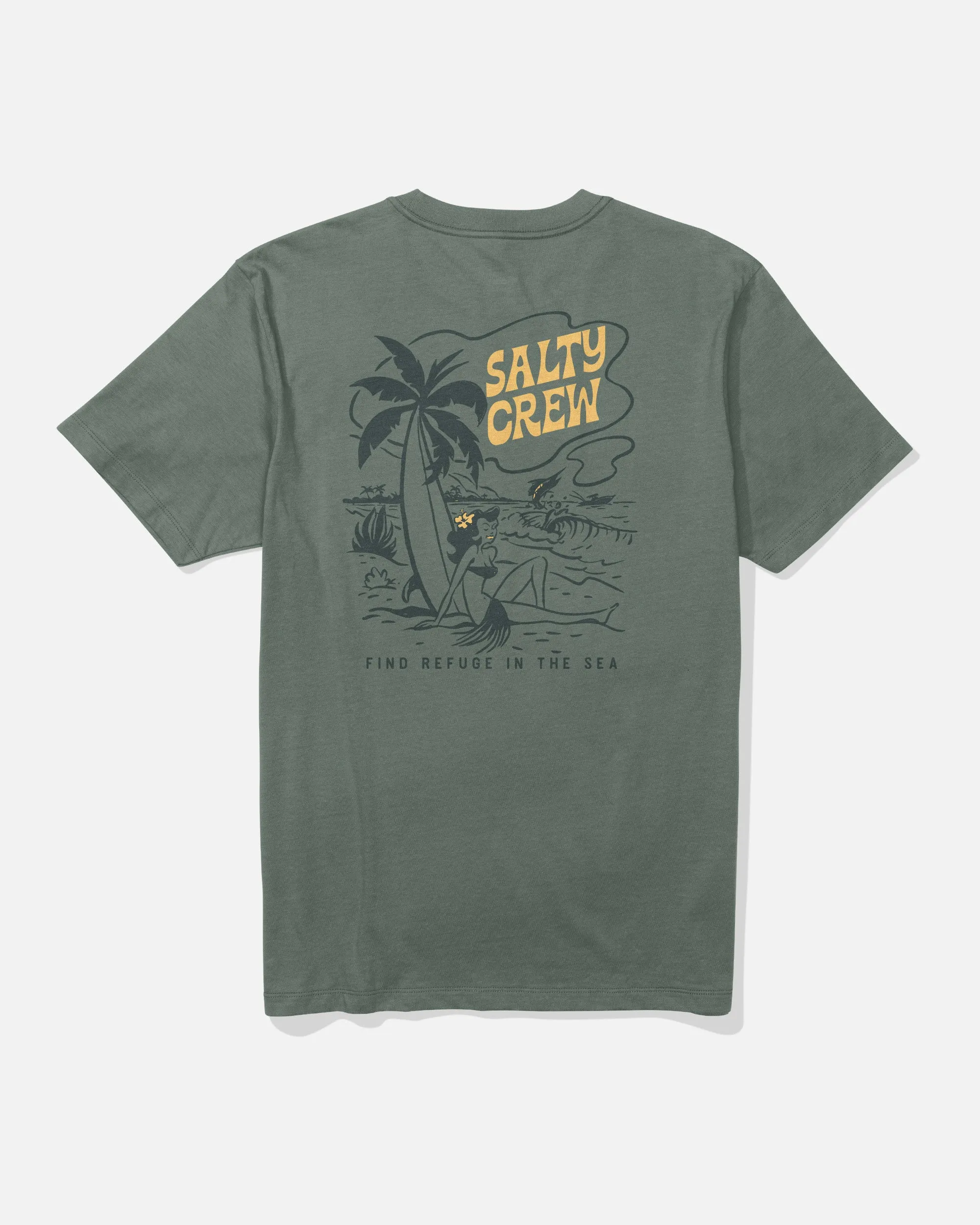 Lounge Tee - Laurel Wreath sold by Salty Crew