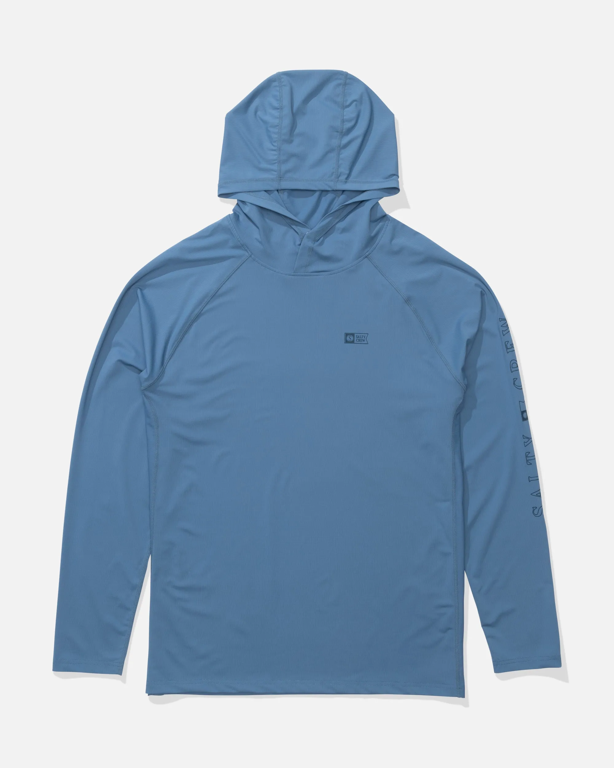Apex Perforated Sunshirt - Captains Blue sold by Salty Crew
