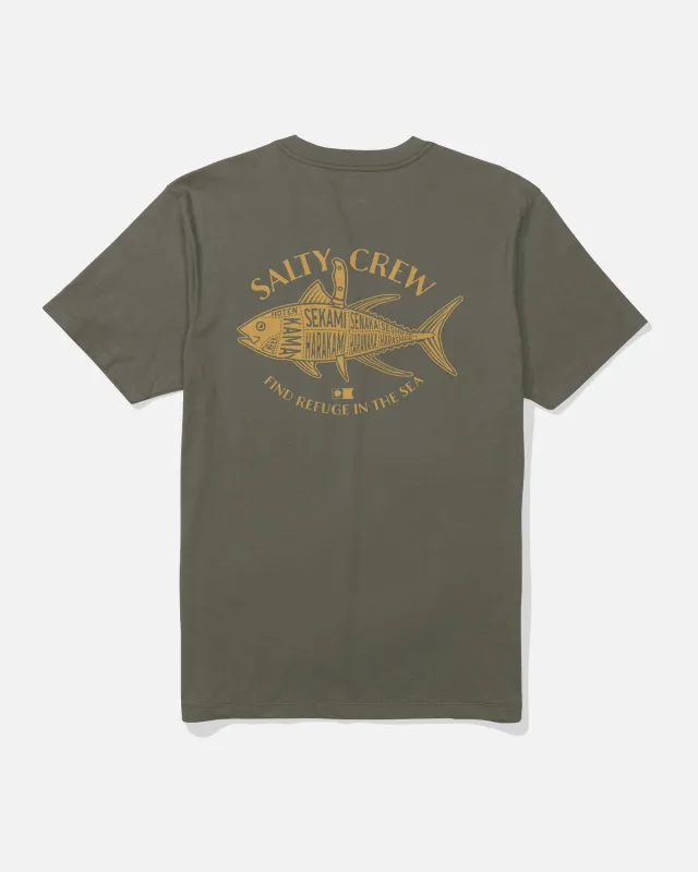 Omakase Tee - Dusty Olive made by Salty Crew