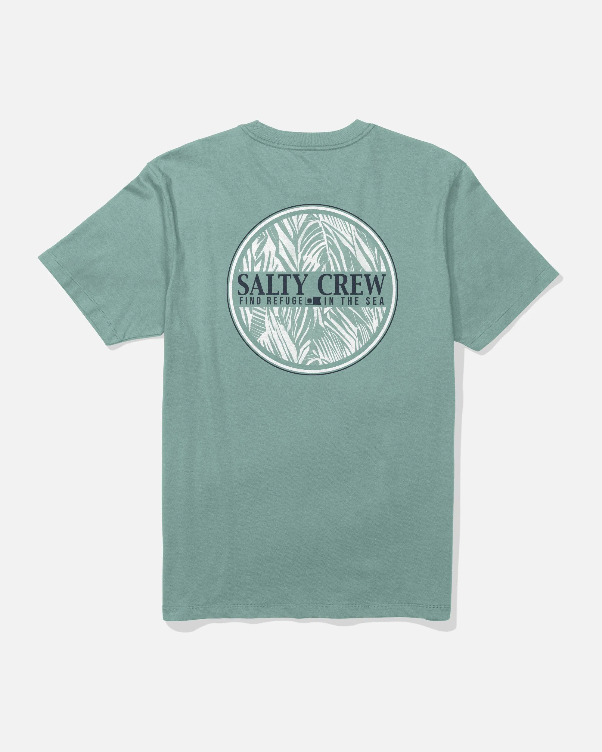 Split Fill Crew Tee - Mackerel sold by Salty Crew