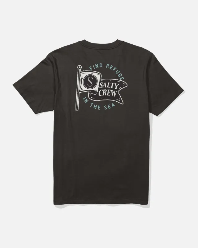 Wavey Tee - Black made by Salty Crew