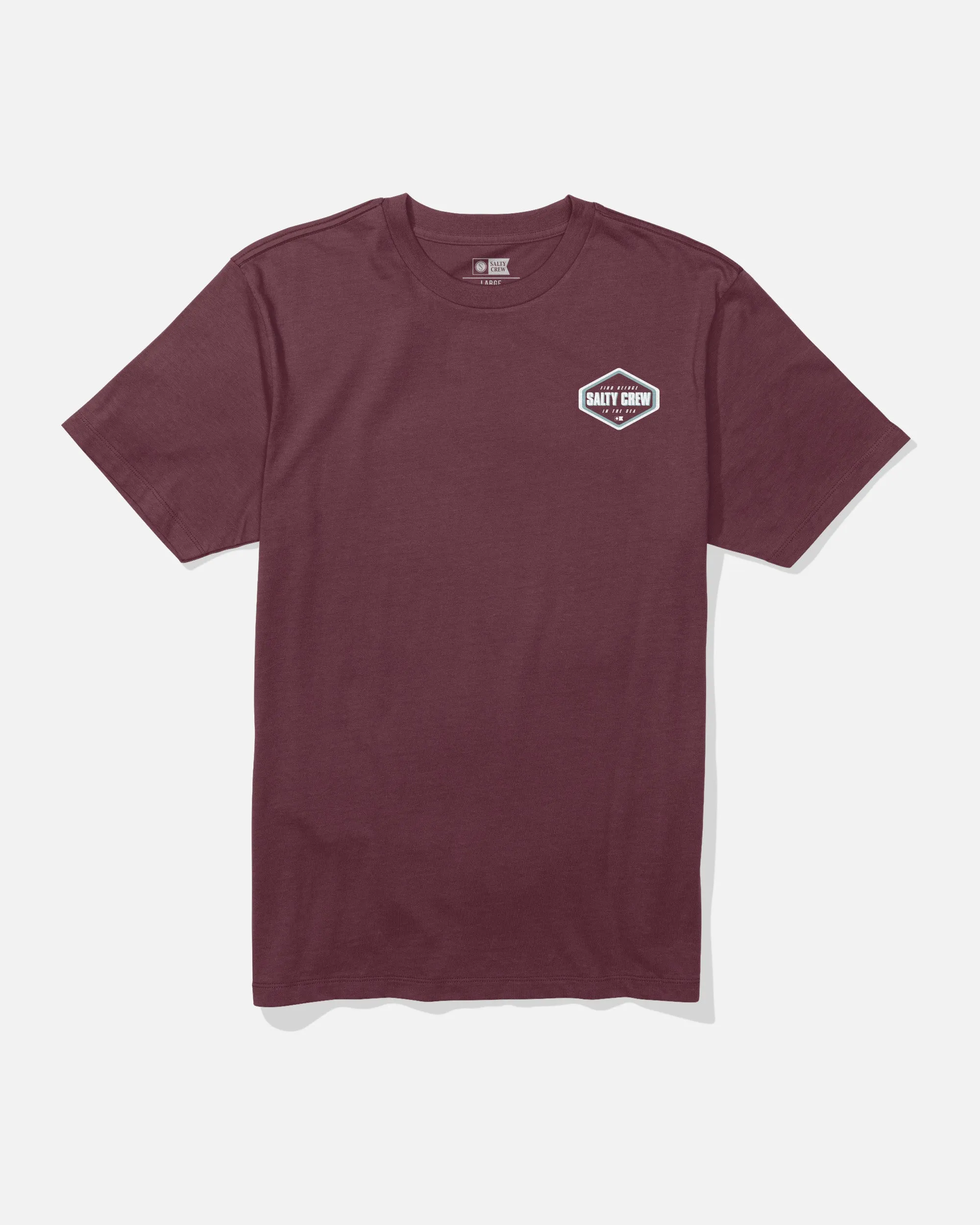 Shapely Crew Tee - Burgundy sold by Salty Crew product image thumbnail 2