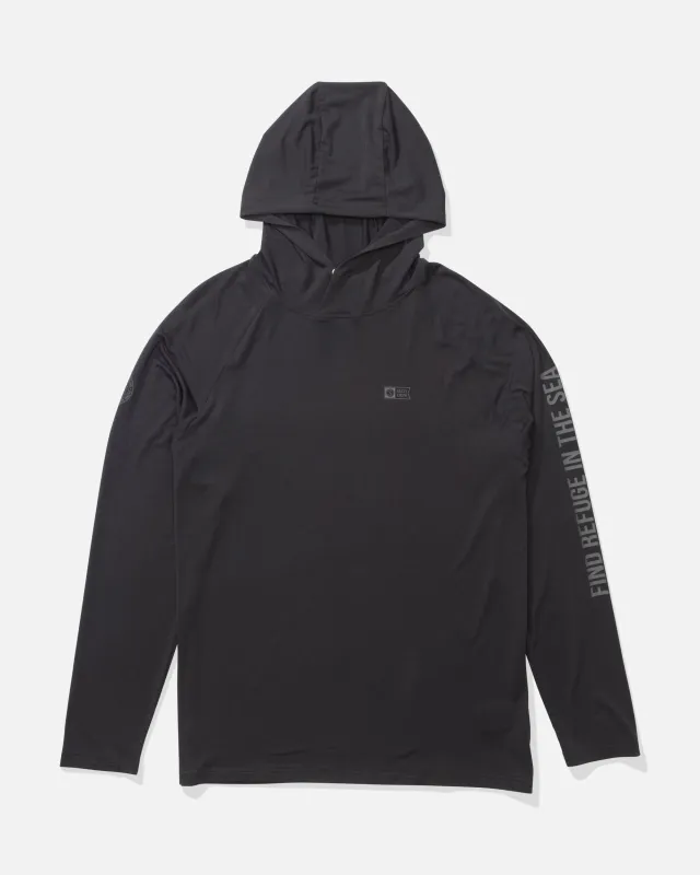 Mariner Lite UV Hood - Charcoal made by Salty Crew