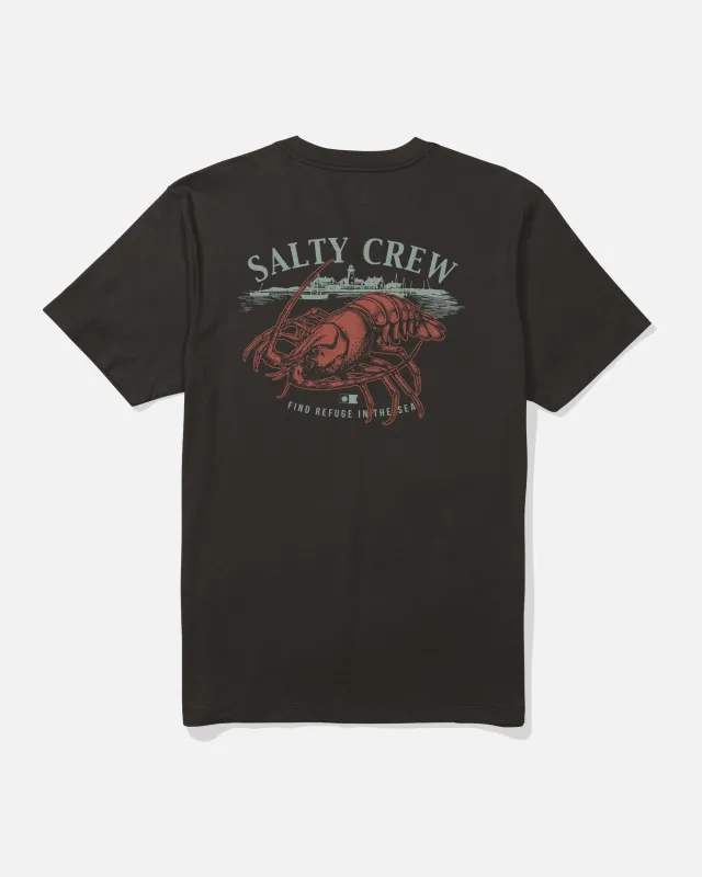 Shelled Tee - Black made by Salty Crew