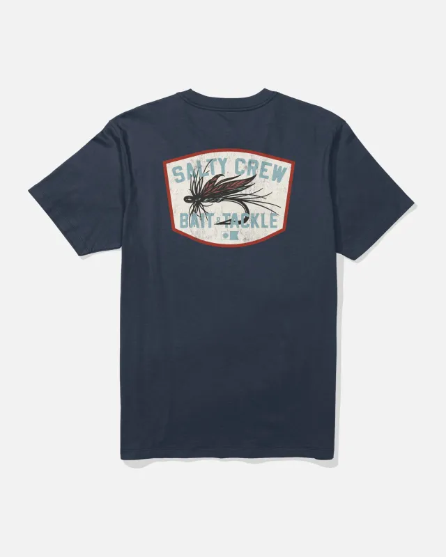 Fishing Co Tee - Navy made by Salty Crew