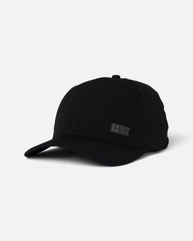 Lowdown Snapback - Black made by Salty Crew