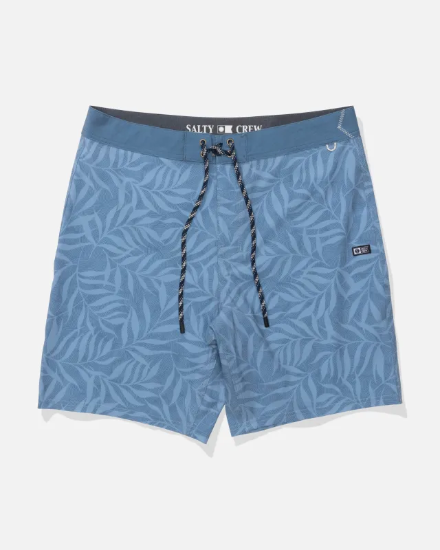 Crew 19" Boardshort - Mid Blue made by Salty Crew