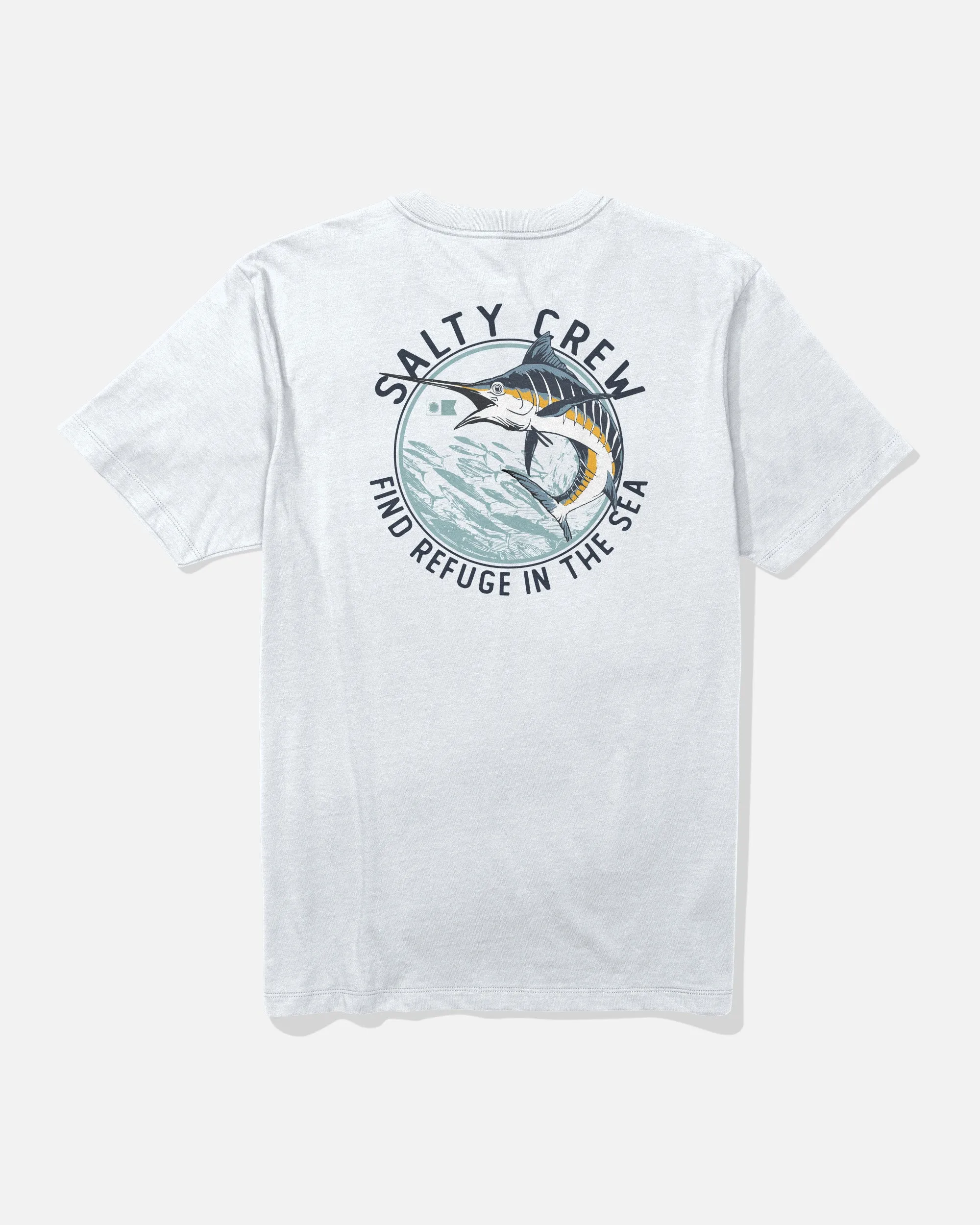Schooled Crew Tee - White sold by Salty Crew