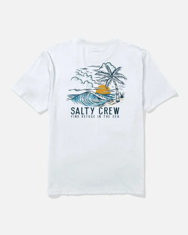 Day Off Classic Tee - White made by Salty Crew