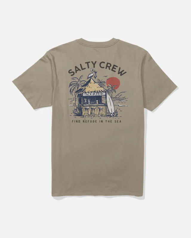 The Catch Crew Tee - Twig made by Salty Crew