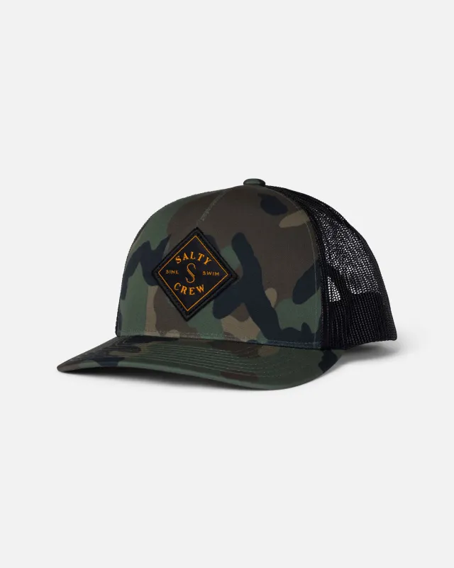 Sealine Retro Trucker - Camo/Black made by Salty Crew