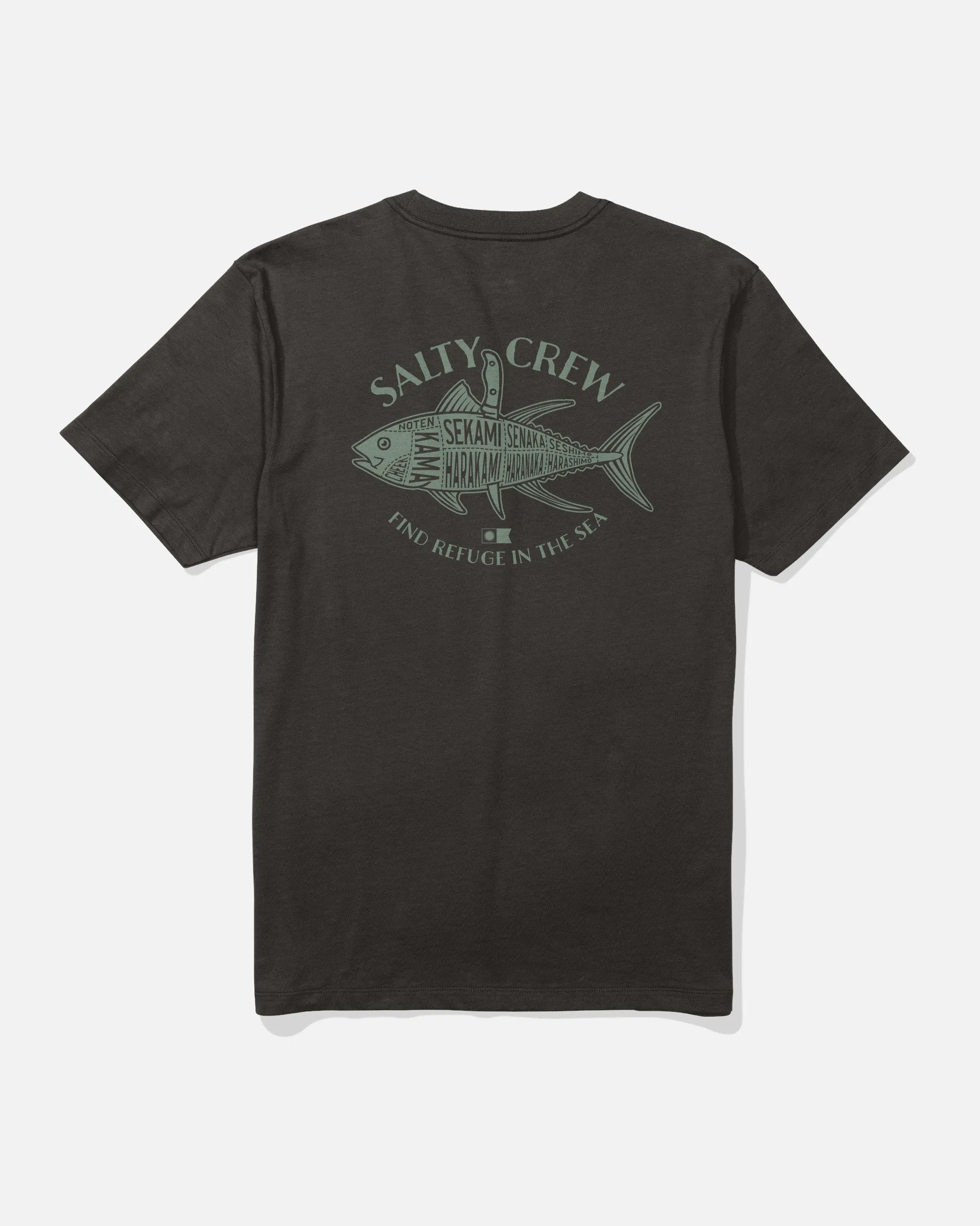 Omakase Crew Tee - Black sold by Salty Crew