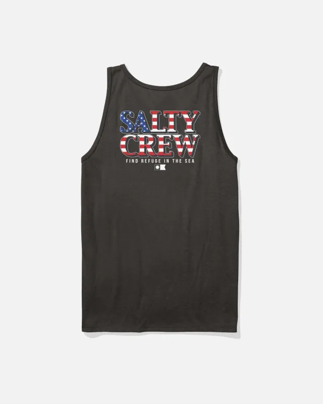 America Optic Tank - Black made by Salty Crew