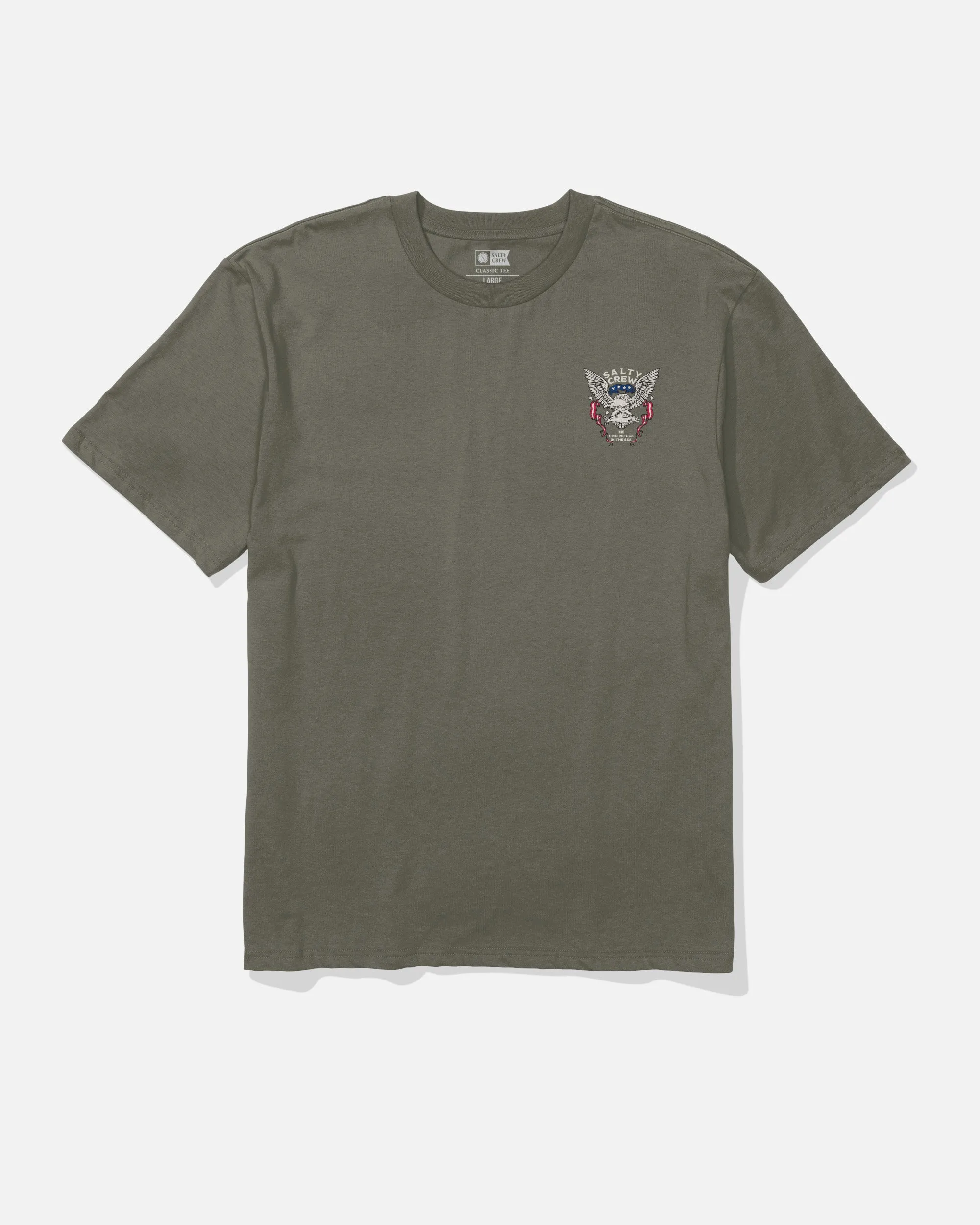 America Talon Classic Tee - Dusty Olive sold by Salty Crew product image thumbnail 2