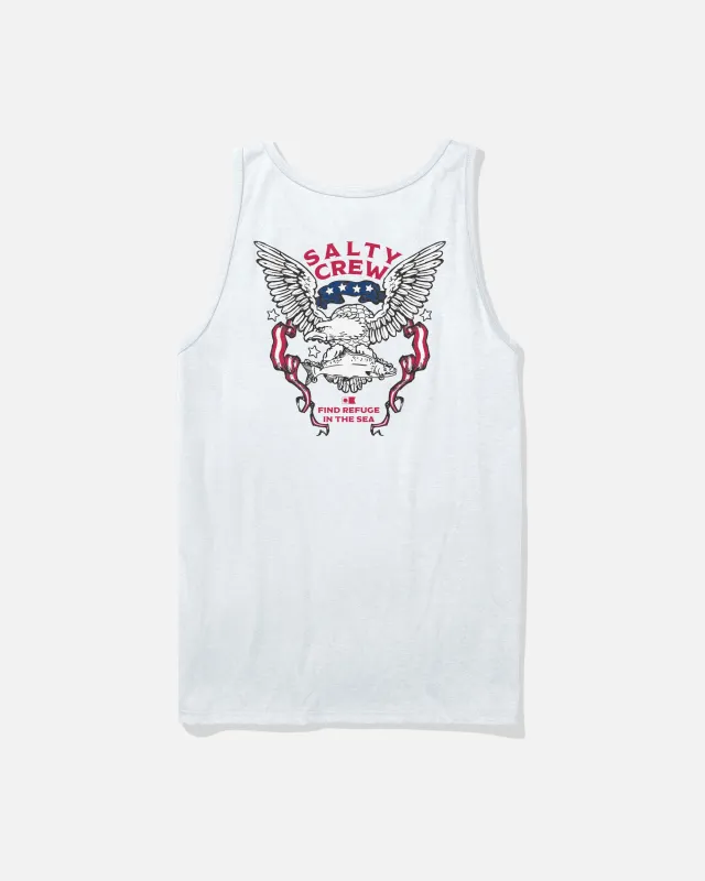 American Talon Tank - White made by Salty Crew