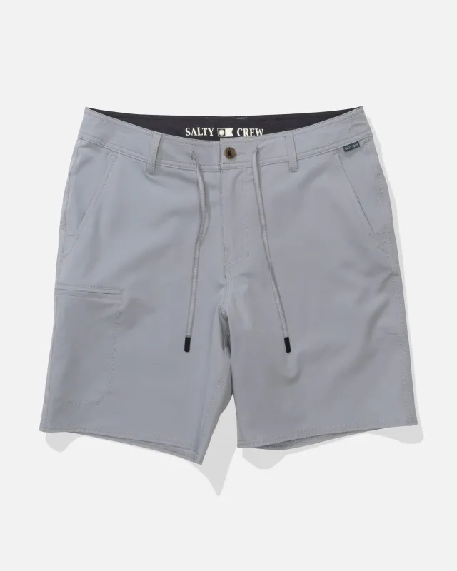 Transom 19" Tech Short - Quarry made by Salty Crew