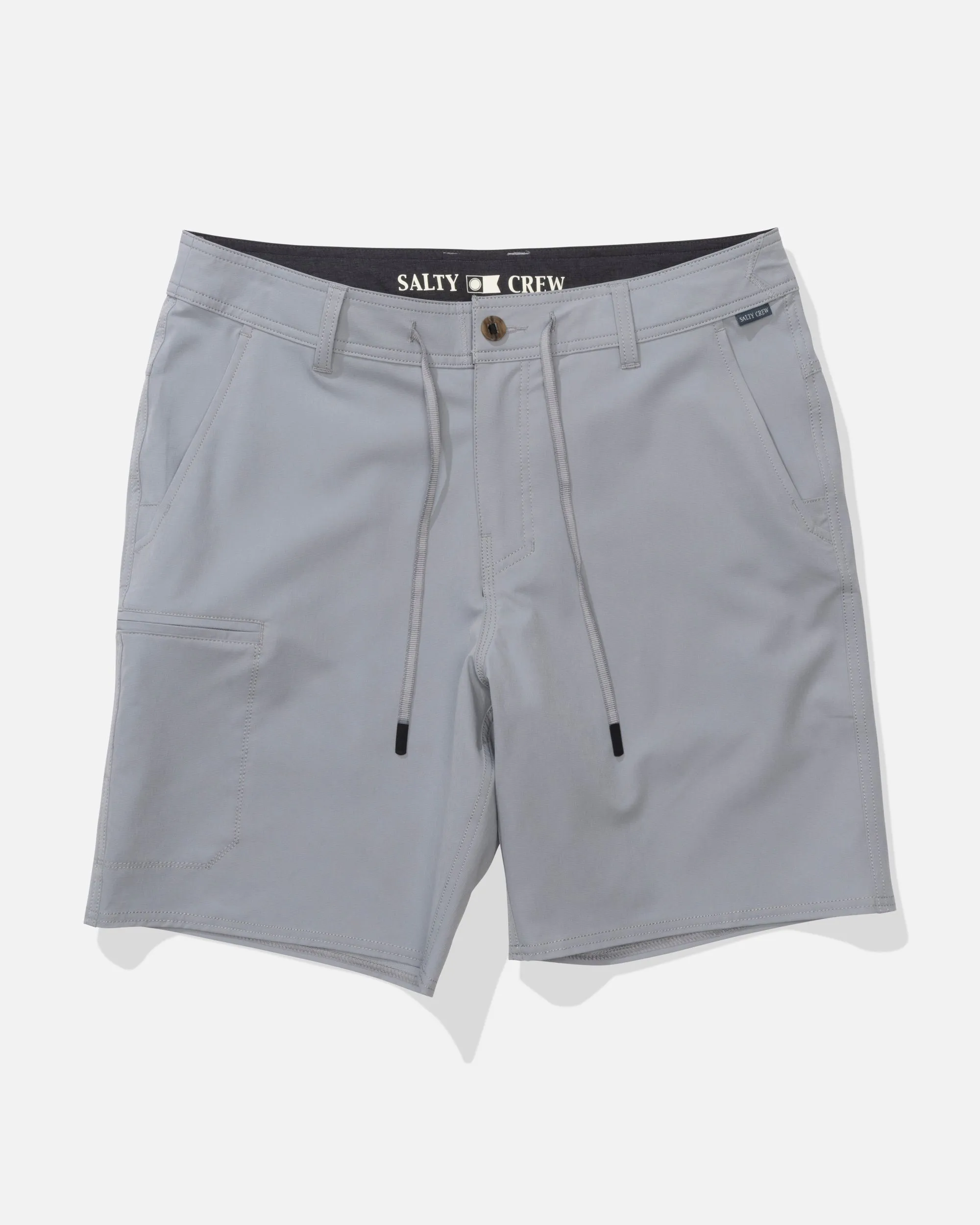 Transom 19" Tech Short - Quarry sold by Salty Crew