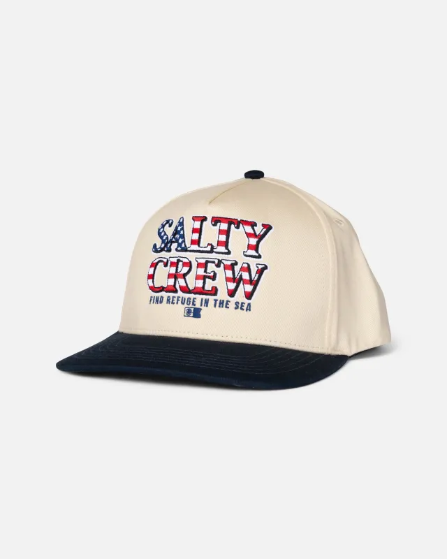 America Optic Trucker - Birch/Navy made by Salty Crew