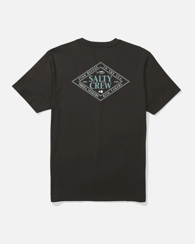 Iconic Crew Tee - Black made by Salty Crew