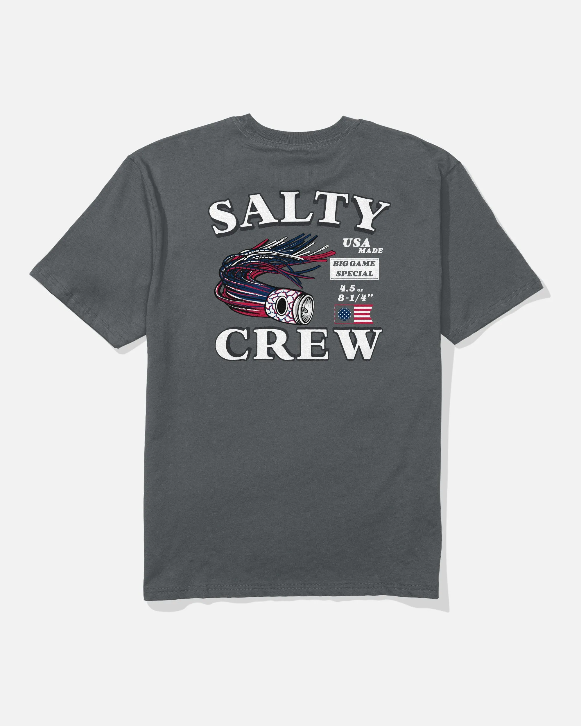 America Lure Classic Tee - Charcoal sold by Salty Crew
