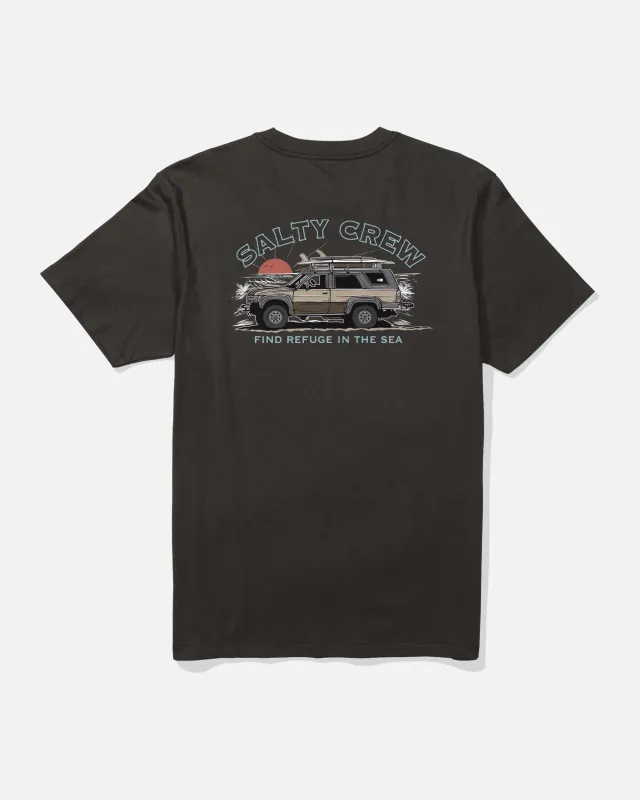 Get Ready Crew Tee - Black made by Salty Crew