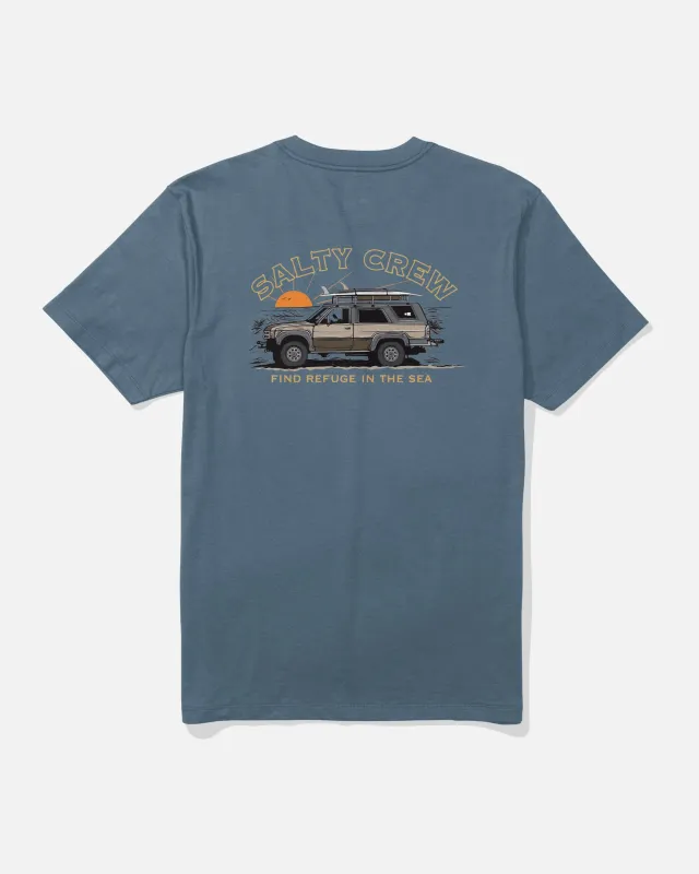 Get Ready Crew Tee - Slate made by Salty Crew