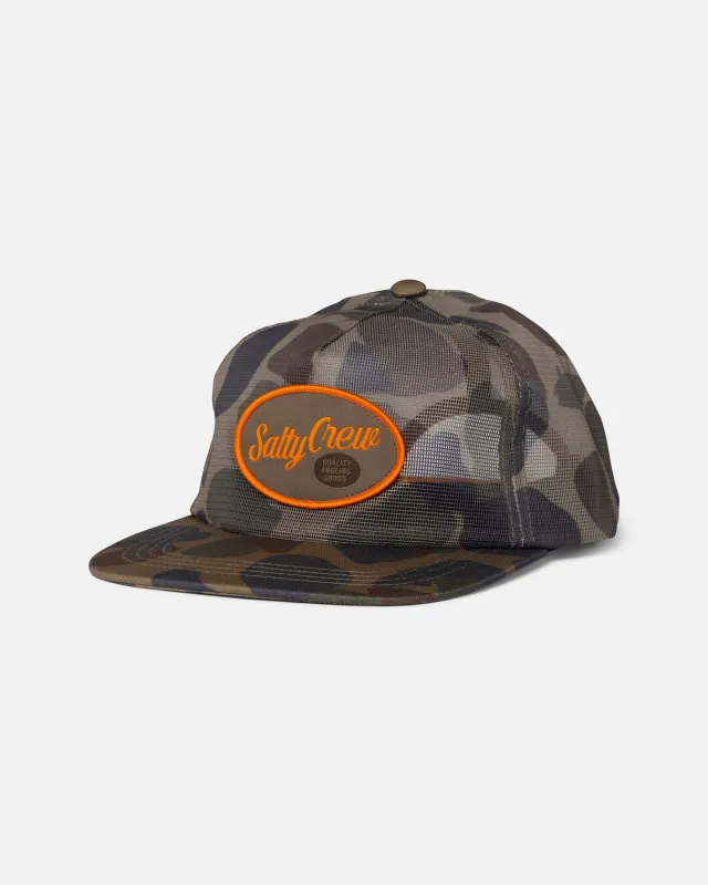 Netting Mesh Trucker - Sand Camo made by Salty Crew