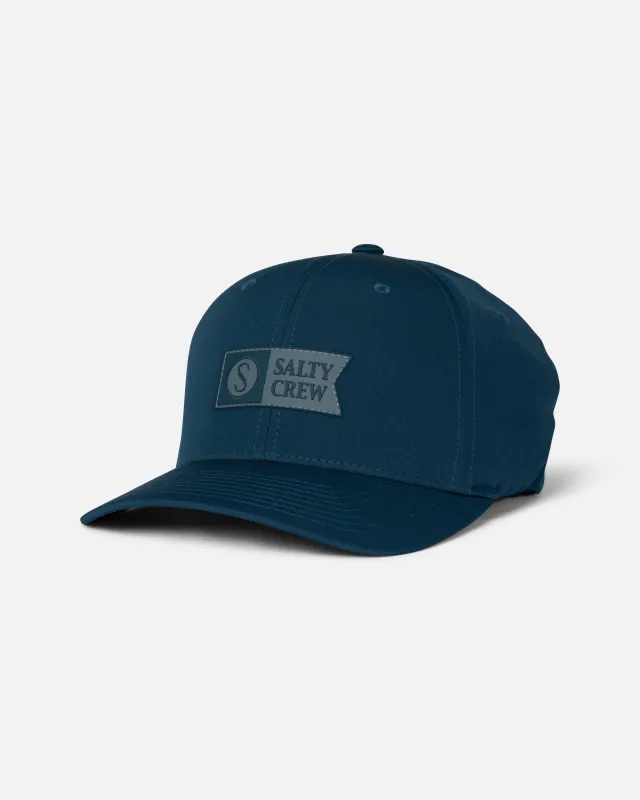 Apex Flexfit 6 Panel - Midnight Navy made by Salty Crew