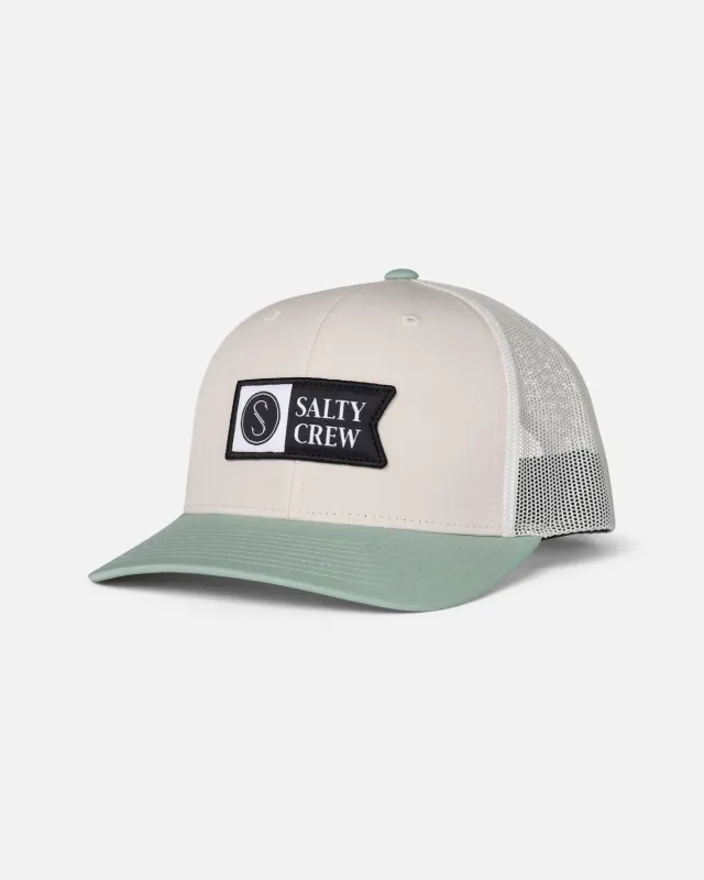 Pinnacle 2 Retro Trucker - Birch Jade made by Salty Crew