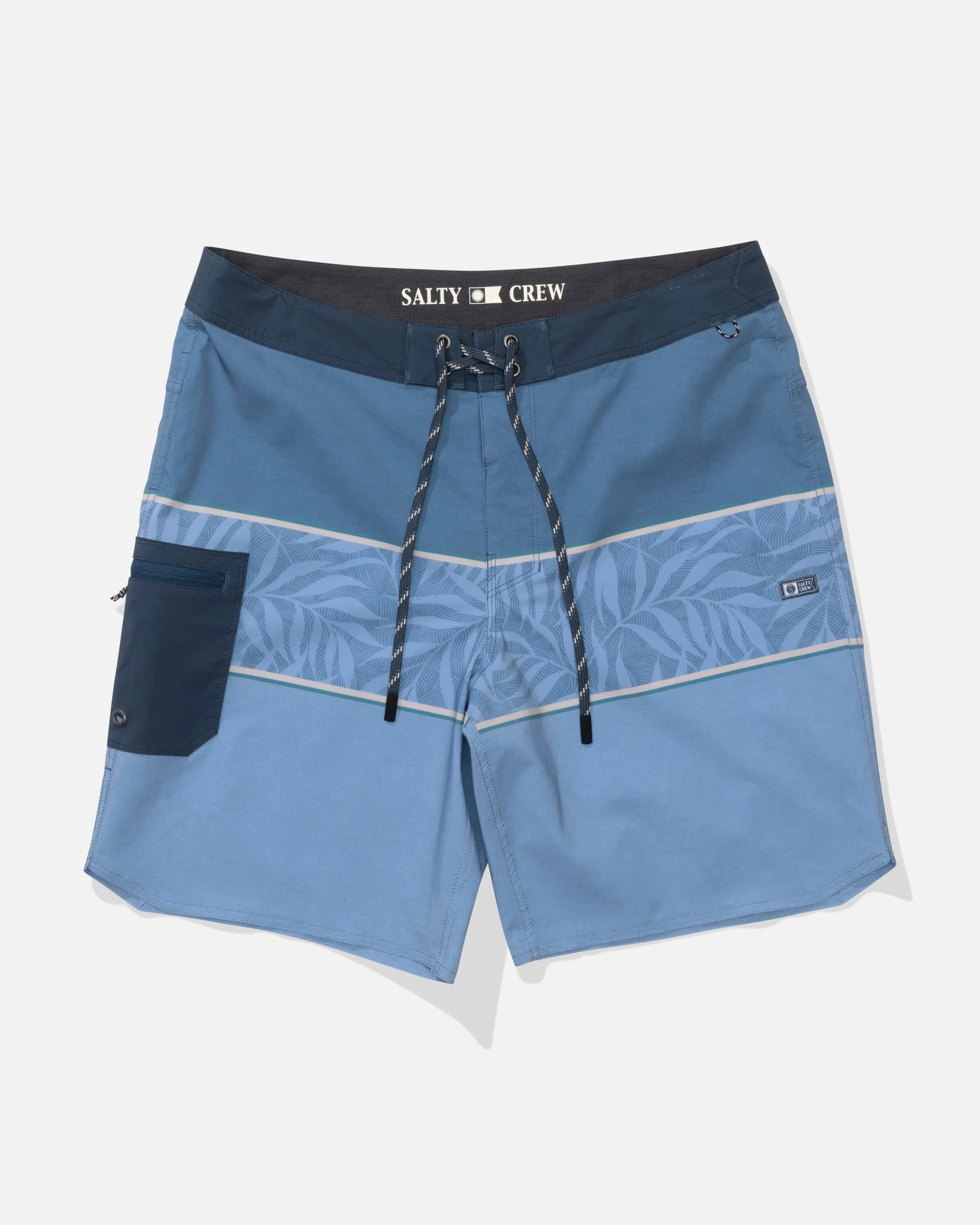 Session 19" Block Boardshort - Captains Blue sold by Salty Crew