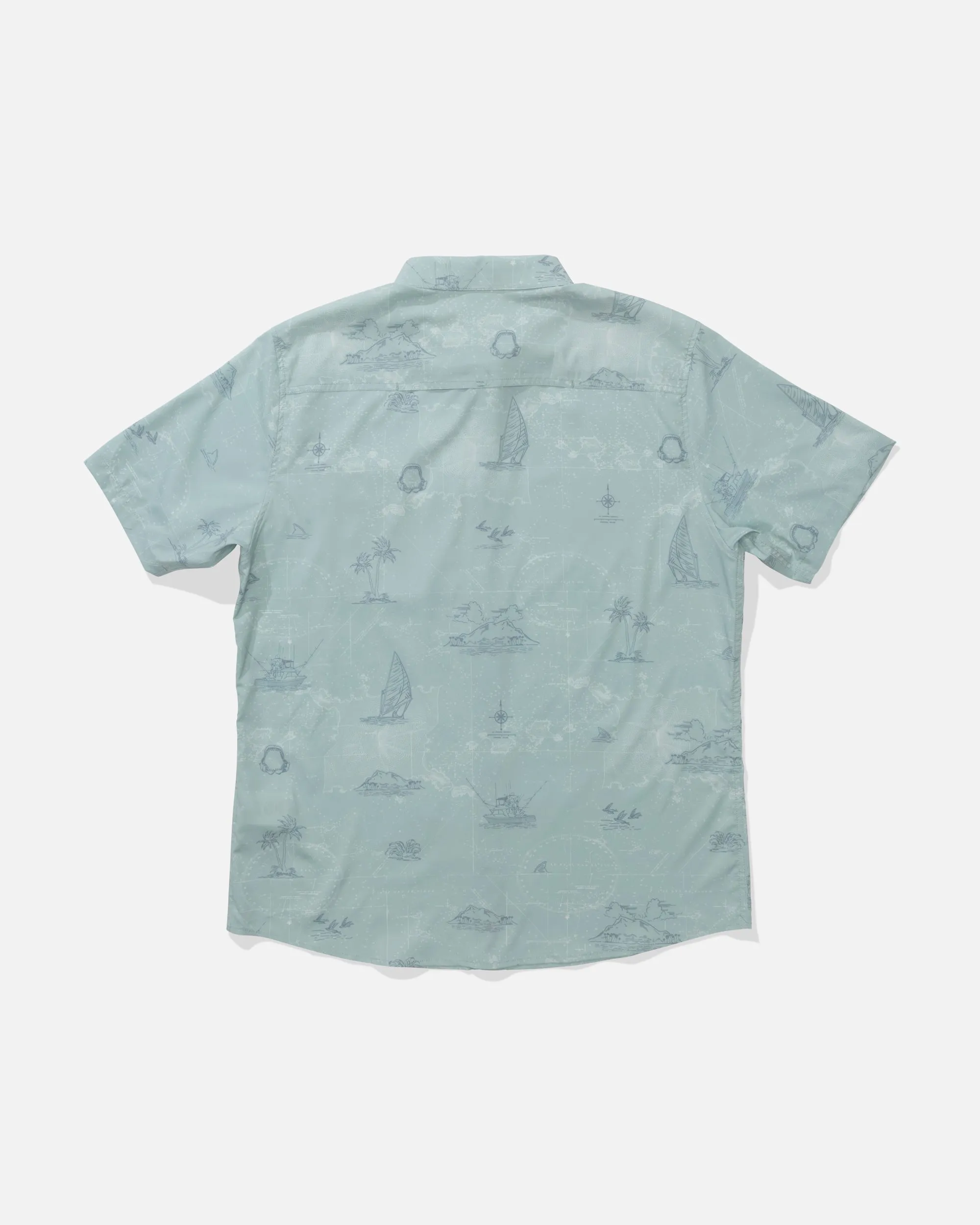 Flagship UV Button Up - Jade sold by Salty Crew product image thumbnail 2