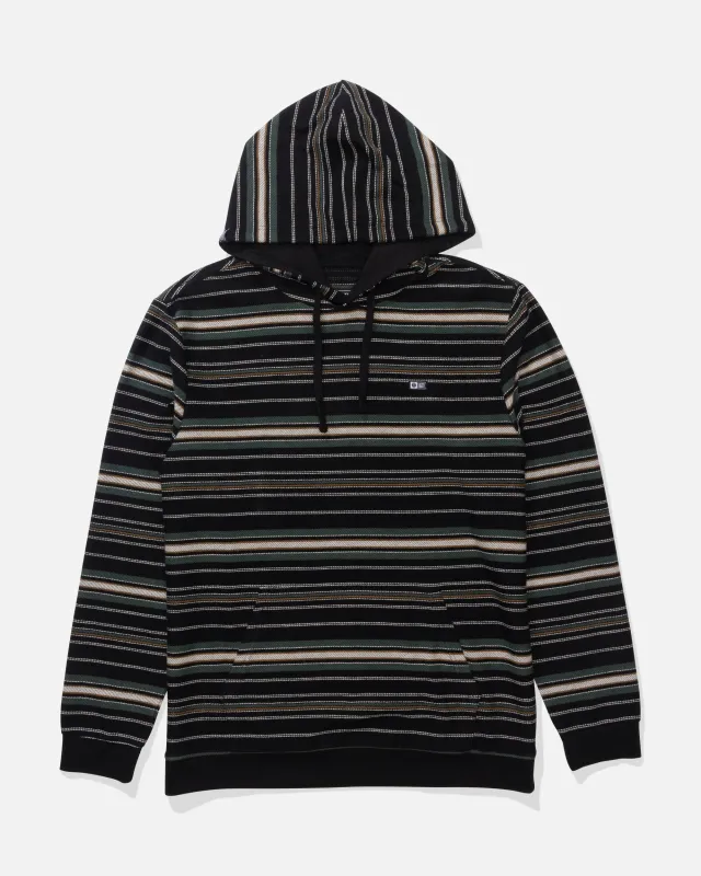Crewser Fleece Hood - Pirate Black made by Salty Crew