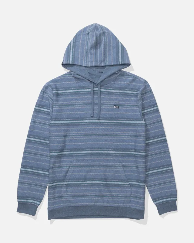 Crewser Fleece Hood - Mid Blue made by Salty Crew
