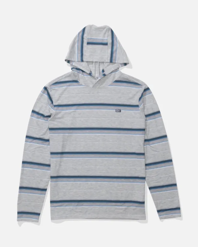 Seaway UV Hoodie - Light Grey made by Salty Crew