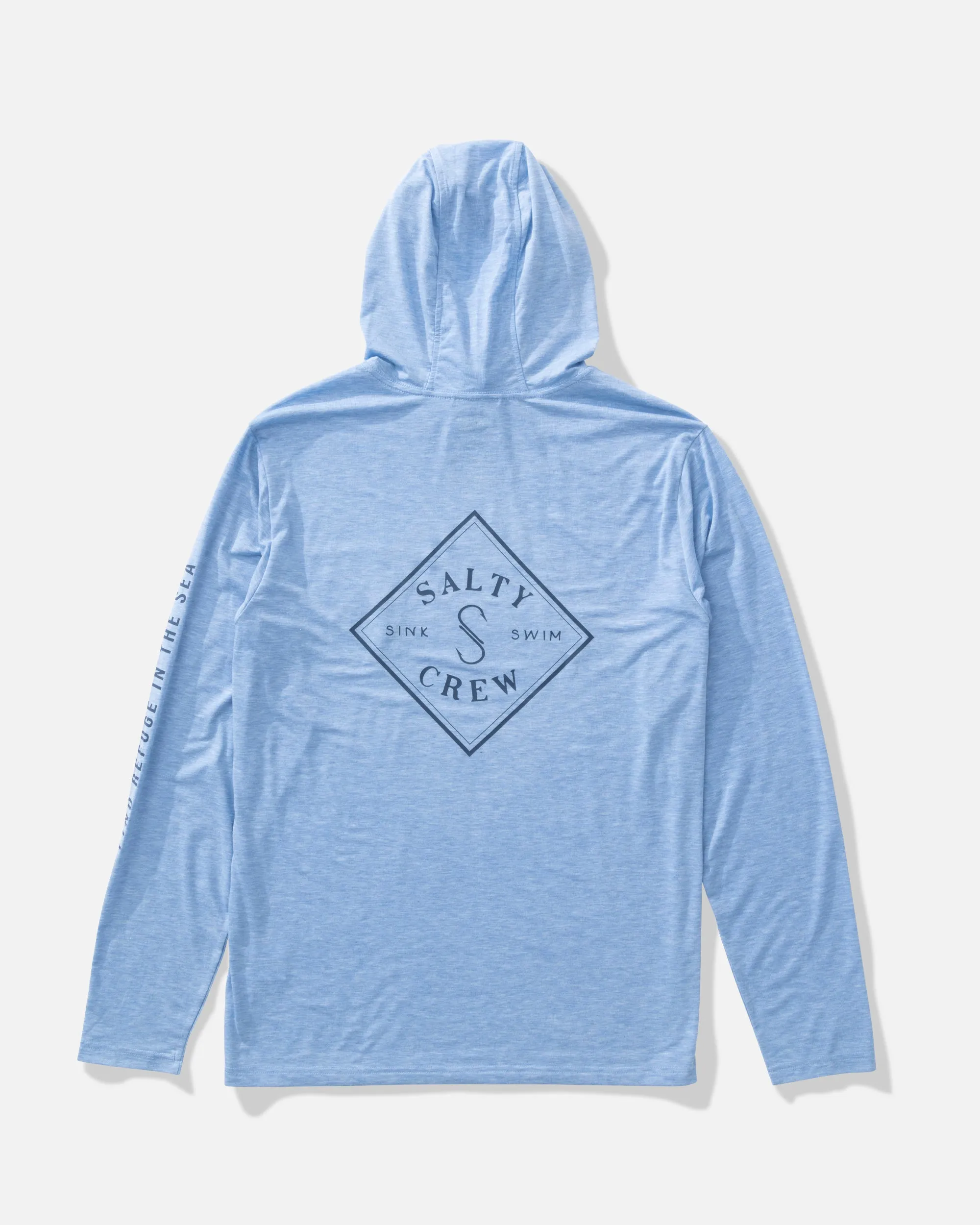 Tippet Pocket UV Hoodie - Blue Heather sold by Salty Crew product image thumbnail 2